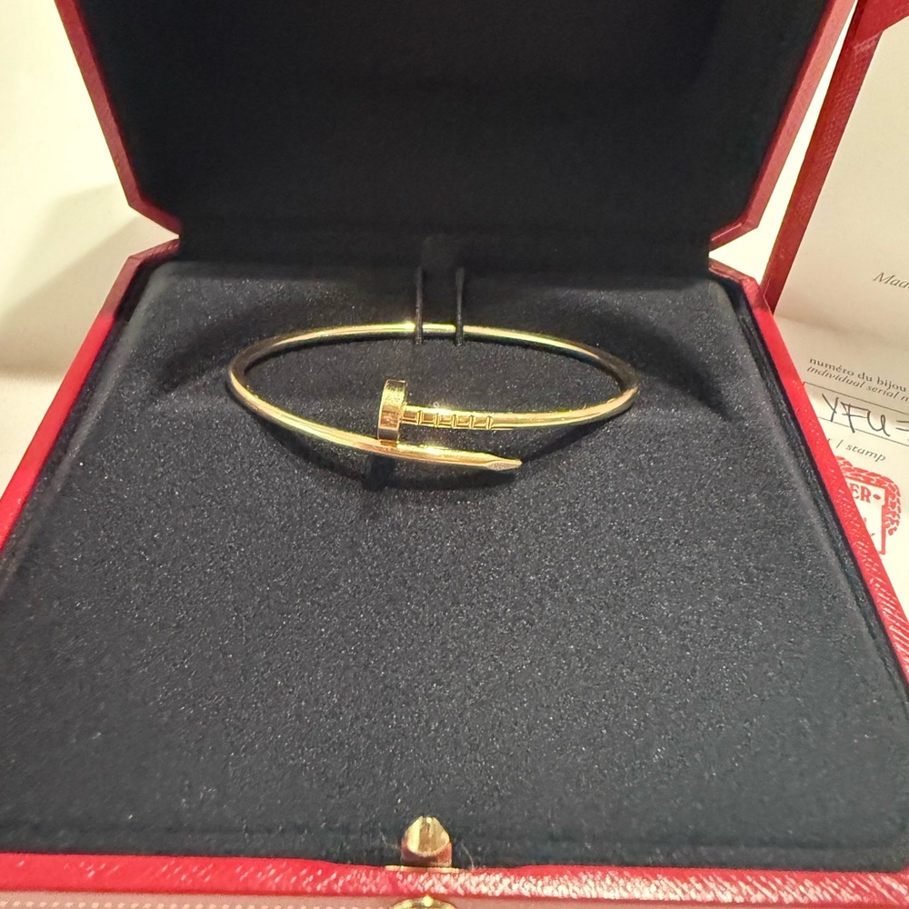 ***SOLD*** Cartier Gold Bracelet Minimalist Design